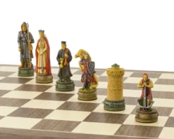 The Camelot Hand Painted Themed Chess Set By Italfama -Board Games - Chess And Cards Shop RCPB333 06