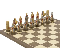 The Romans Vs Gladiators Hand Painted Themed Chess Set By Italfama -Board Games - Chess And Cards Shop RCPB334 03