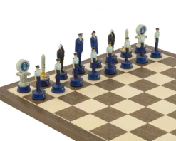 The Air Force Vs Marines Hand Painted Themed Chess Set By Italfama -Board Games - Chess And Cards Shop RCPB335 02