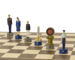 The Air Force Vs Marines Hand Painted Themed Chess Set By Italfama -Board Games - Chess And Cards Shop RCPB335 03