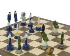 The Air Force Vs Marines Hand Painted Themed Chess Set By Italfama -Board Games - Chess And Cards Shop RCPB335 05
