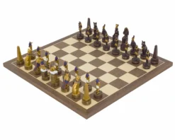 The Ancient Egypt Hand Painted Themed Chess Set By Italfama