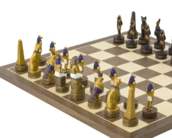 The Ancient Egypt Hand Painted Themed Chess Set By Italfama -Board Games - Chess And Cards Shop RCPB336 02