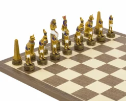 The Ancient Egypt Hand Painted Themed Chess Set By Italfama -Board Games - Chess And Cards Shop RCPB336 03