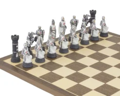 The Crusader Hand Painted Themed Chess Set By Italfama 10 The Crusader Hand Painted Themed Chess Set By Italfama -Board Games - Chess And Cards Shop RCPB337 03