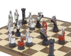 The Crusader Hand Painted Themed Chess Set By Italfama 11 The Crusader Hand Painted Themed Chess Set By Italfama -Board Games - Chess And Cards Shop RCPB337 04