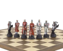 The Crusader Hand Painted Themed Chess Set By Italfama 12 The Crusader Hand Painted Themed Chess Set By Italfama -Board Games - Chess And Cards Shop RCPB337 05