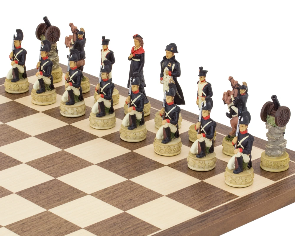 The Napoleon Vs Russians Hand Painted Themed Chess Set By Italfama 3 The Napoleon Vs Russians Hand Painted Themed Chess Set By Italfama - Image 3