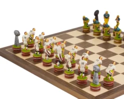 The American Football Hand Painted Themed Chess Set By Italfama -Board Games - Chess And Cards Shop RCPB340 03