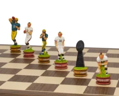 The American Football Hand Painted Themed Chess Set By Italfama -Board Games - Chess And Cards Shop RCPB340 07
