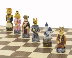 The Cats Vs Dogs Hand Painted Themed Chess Set By Italfama -Board Games - Chess And Cards Shop RCPB344 02