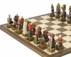 The British Vs Zulus Hand Painted Themed Chess Set By Italfama -Board Games - Chess And Cards Shop RCPB345 02