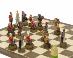 The British Vs Zulus Hand Painted Themed Chess Set By Italfama -Board Games - Chess And Cards Shop RCPB345 04