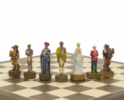 The British Vs Zulus Hand Painted Themed Chess Set By Italfama -Board Games - Chess And Cards Shop RCPB345 05