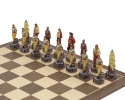 The Pirates Vs Navy Hand Painted Themed Chess Set By Italfama 9 The Pirates Vs Navy Hand Painted Themed Chess Set By Italfama -Board Games - Chess And Cards Shop RCPB346 02