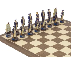 The Pirates Vs Navy Hand Painted Themed Chess Set By Italfama 10 The Pirates Vs Navy Hand Painted Themed Chess Set By Italfama -Board Games - Chess And Cards Shop RCPB346 03