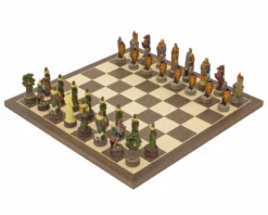 The Robin Hood Hand Painted Themed Chess Set By Italfama