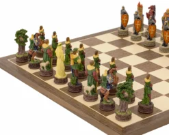 The Robin Hood Hand Painted Themed Chess Set By Italfama 9 The Robin Hood Hand Painted Themed Chess Set By Italfama -Board Games - Chess And Cards Shop RCPB347 04