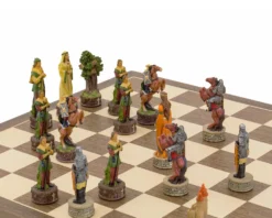 The Robin Hood Hand Painted Themed Chess Set By Italfama 11 The Robin Hood Hand Painted Themed Chess Set By Italfama -Board Games - Chess And Cards Shop RCPB347 06