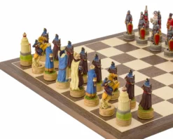 The Russians Vs Mongolians Hand Painted Themed Chess Set By Italfama -Board Games - Chess And Cards Shop RCPB348 02