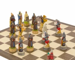 The Russians Vs Mongolians Hand Painted Themed Chess Set By Italfama -Board Games - Chess And Cards Shop RCPB348 04
