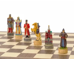 The Russians Vs Mongolians Hand Painted Themed Chess Set By Italfama -Board Games - Chess And Cards Shop RCPB348 06