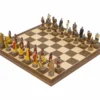 The Battle Of Troy Hand Painted Themed Chess Set By Italfama