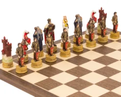 The King Arthur Hand Painted Themed Chess Set By Italfama -Board Games - Chess And Cards Shop RCPB359 03