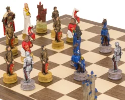 The King Arthur Hand Painted Themed Chess Set By Italfama -Board Games - Chess And Cards Shop RCPB359 04