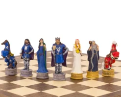 The King Arthur Hand Painted Themed Chess Set By Italfama -Board Games - Chess And Cards Shop RCPB359 06