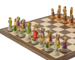 The Zodiac Hand Painted Italian Themed Chess Set By Italfama -Board Games - Chess And Cards Shop RCPB363 02