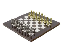 The Finnesburg And Dark Walnut Luxury Chess Set