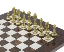 The Finnesburg And Dark Walnut Luxury Chess Set -Board Games - Chess And Cards Shop RCPB367 02