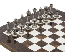 The Finnesburg And Dark Walnut Luxury Chess Set -Board Games - Chess And Cards Shop RCPB367 03