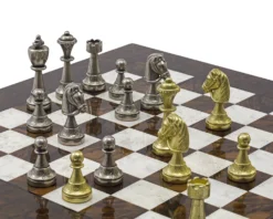 The Finnesburg And Dark Walnut Luxury Chess Set -Board Games - Chess And Cards Shop RCPB367 04