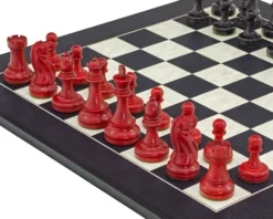 The Red And Black Broadbase Chess Set 9 The Red And Black Broadbase Chess Set -Board Games - Chess And Cards Shop RCPB370 02