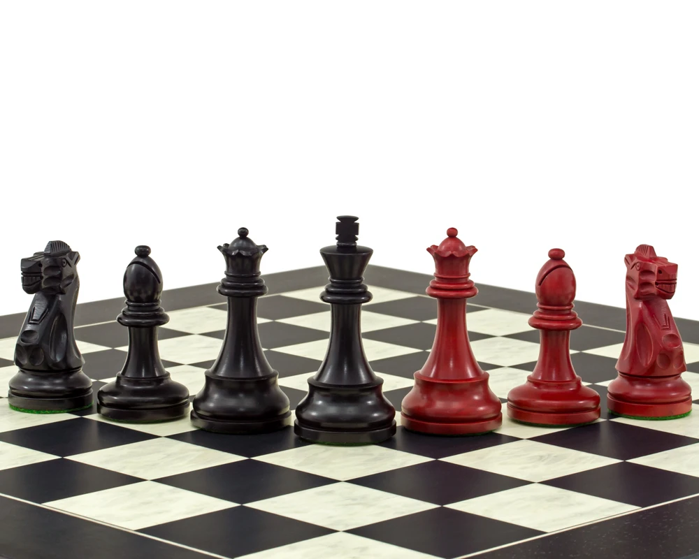 The Red And Black Broadbase Chess Set 6 The Red And Black Broadbase Chess Set - Image 6