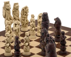 The Berkeley Chess Reynard The Fox Russet And Palisander Grand Chess Set -Board Games - Chess And Cards Shop RCPB380 4