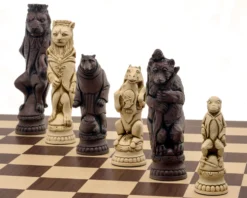 The Berkeley Chess Reynard The Fox Russet And Palisander Grand Chess Set -Board Games - Chess And Cards Shop RCPB380 5