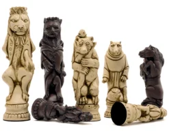 The Berkeley Chess Reynard The Fox Russet And Palisander Grand Chess Set -Board Games - Chess And Cards Shop RCPB380 6