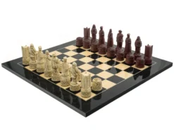 The Berkeley Chess English Black Cardinal Grand Chess Set