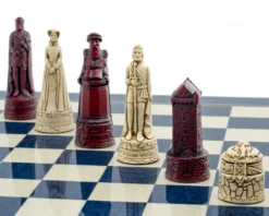 The Berkeley Chess Scottish Cardinal Blue Chess Set -Board Games - Chess And Cards Shop RCPB388 4