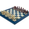 The Alice In Wonderland Cardinal Blue Chess Set By Berkeley Chess
