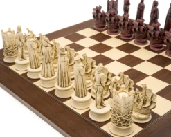 The Berkeley Chess Elizabethan Cardinal Palisander Grand Chess Set 9 The Berkeley Chess Elizabethan Cardinal Palisander Grand Chess Set -Board Games - Chess And Cards Shop RCPB394 02