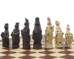 The Berkeley Chess Royal Beasts Russet And Palisander Grand Chess Set -Board Games - Chess And Cards Shop RCPB396b 05
