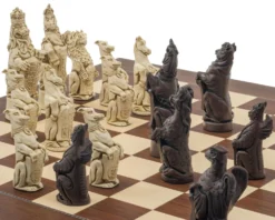 The Berkeley Chess Royal Beasts Russet And Palisander Grand Chess Set -Board Games - Chess And Cards Shop RCPB396b 06