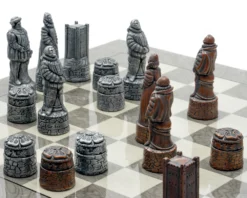 The Berkeley Chess English Grey Metal Chess Set -Board Games - Chess And Cards Shop RCPB398 4