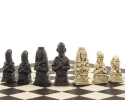 The Berkeley Chess Egyptian Russet And Wenge Chess Set -Board Games - Chess And Cards Shop RCPB399b 04