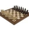 The Berkeley Chess English Russet & Walnut Chess Set