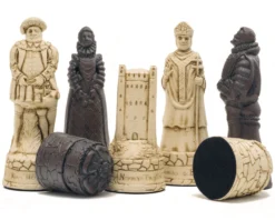 The Berkeley Chess English Russet & Walnut Chess Set -Board Games - Chess And Cards Shop RCPB401 6